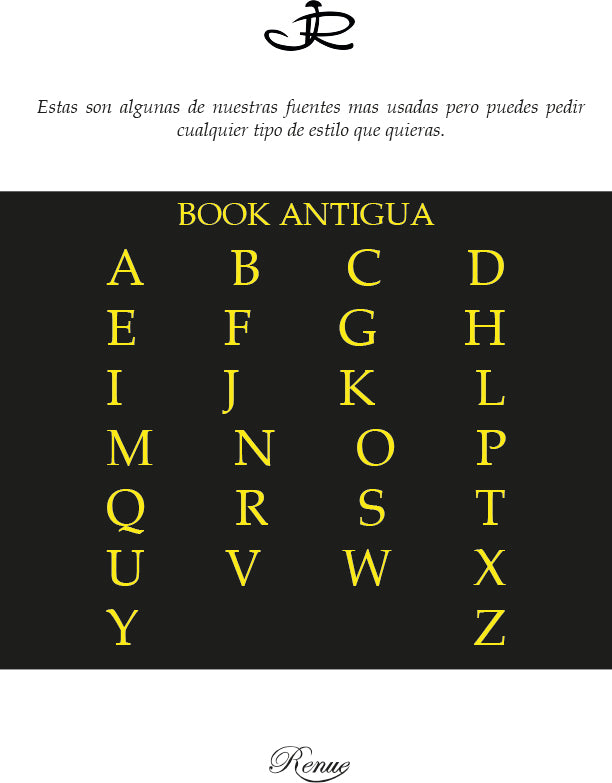 Dije Letra  , Inicial Nombre En Book Antigua Oro 18 K