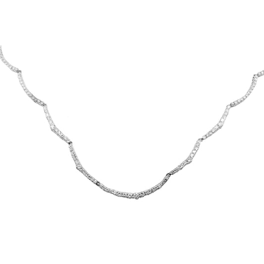 Gargantilla de platino 850 con Diamantes