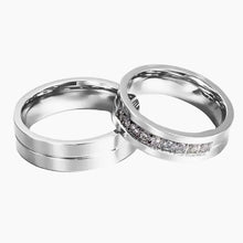 Cargar imagen en el visor de la galería, Argollas En Plata 950/ Para Pareja Con Estuche
