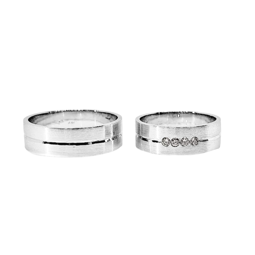 Argolla De Boda En Plata Precio Por Unidad + Estuche + Envio