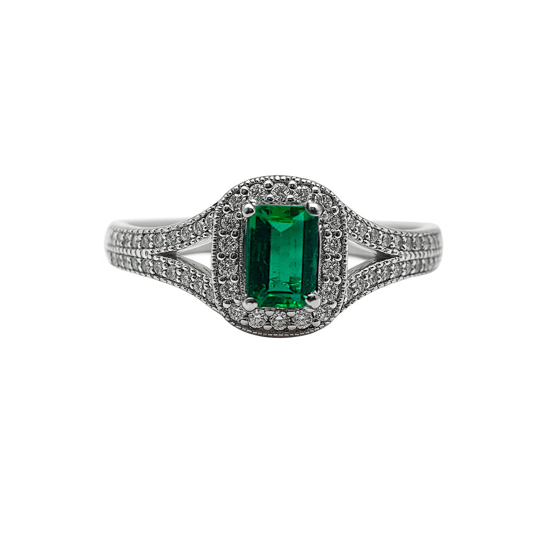 Anillo Marquesa al Bicel de Esmeralda