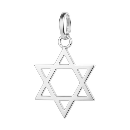 Dije Estrella pequeña de David en Oro  18k