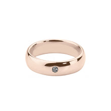 Cargar imagen en el visor de la galería, Anillo Matrimonio: Oro  18 K Y Zircón

