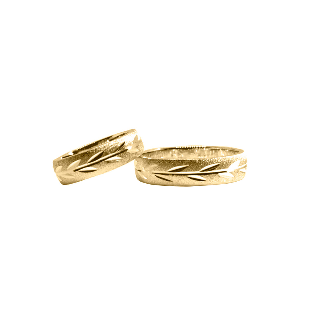 Argolla Matrimonio Compromiso Oro 18k C/u Económica Garantia