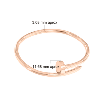 Pulsera para mujer En Oro  18k Estilo Clavo