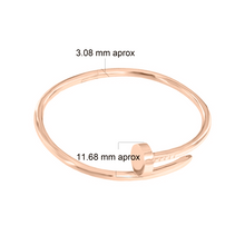 Cargar imagen en el visor de la galería, Pulsera para mujer En Oro  18k Estilo Clavo
