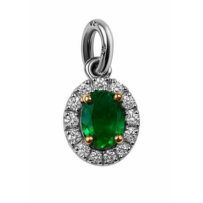 Dijes Oro Blanco y Amarillo 18 k