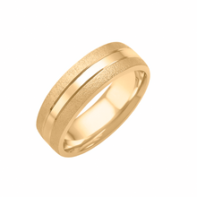 Cargar imagen en el visor de la galería, Argolla De Matrimonio Grafilada Compromiso Oro 18k c/u
