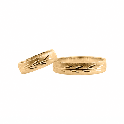 Argolla Matrimonio Compromiso Oro 18k C/u Económica Garantia