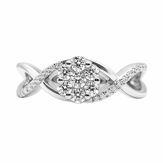 Anillo Nudo de  Flor
