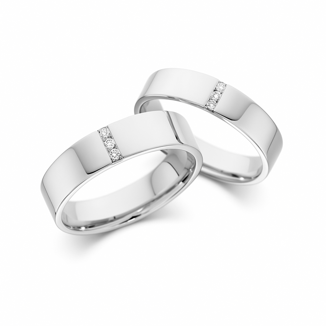 Argollas dedos Matrimonio en Plata