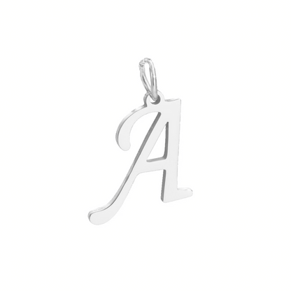 Dije Letra  , Inicial Nombre En Corsiva  Oro 18 K