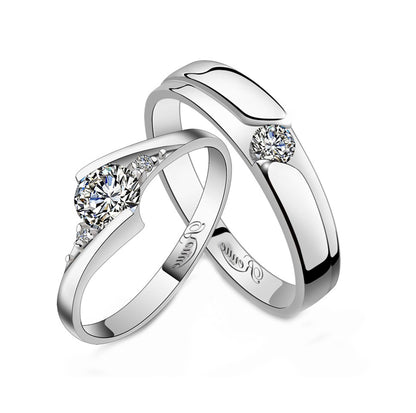 Anillos de Compromiso Modernos en Plata