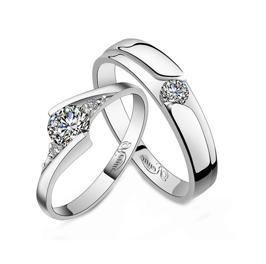Anillos de Compromiso Modernos en Plata