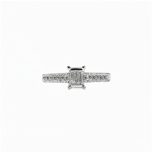 Cargar imagen en el visor de la galería, Anillo de Compromiso en Oro Blanco 18k con Diamantes
