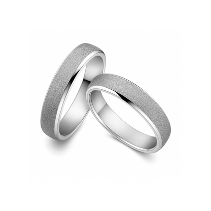 Argollas Plata Matrimonio Compromiso Pareja Aniversario