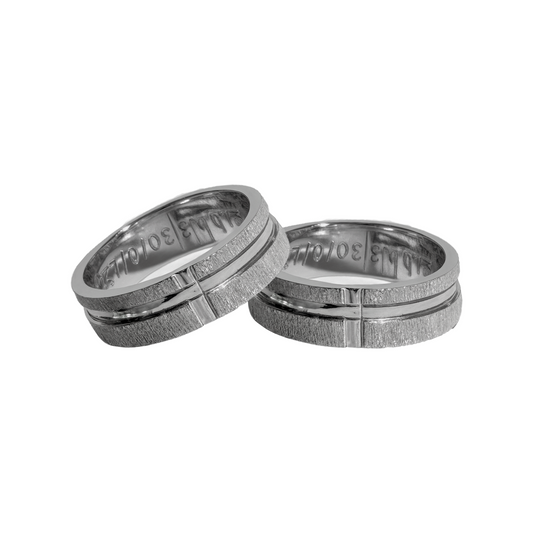 Argollas De Matrimonio En Plata Con Grabado Precio Por Par