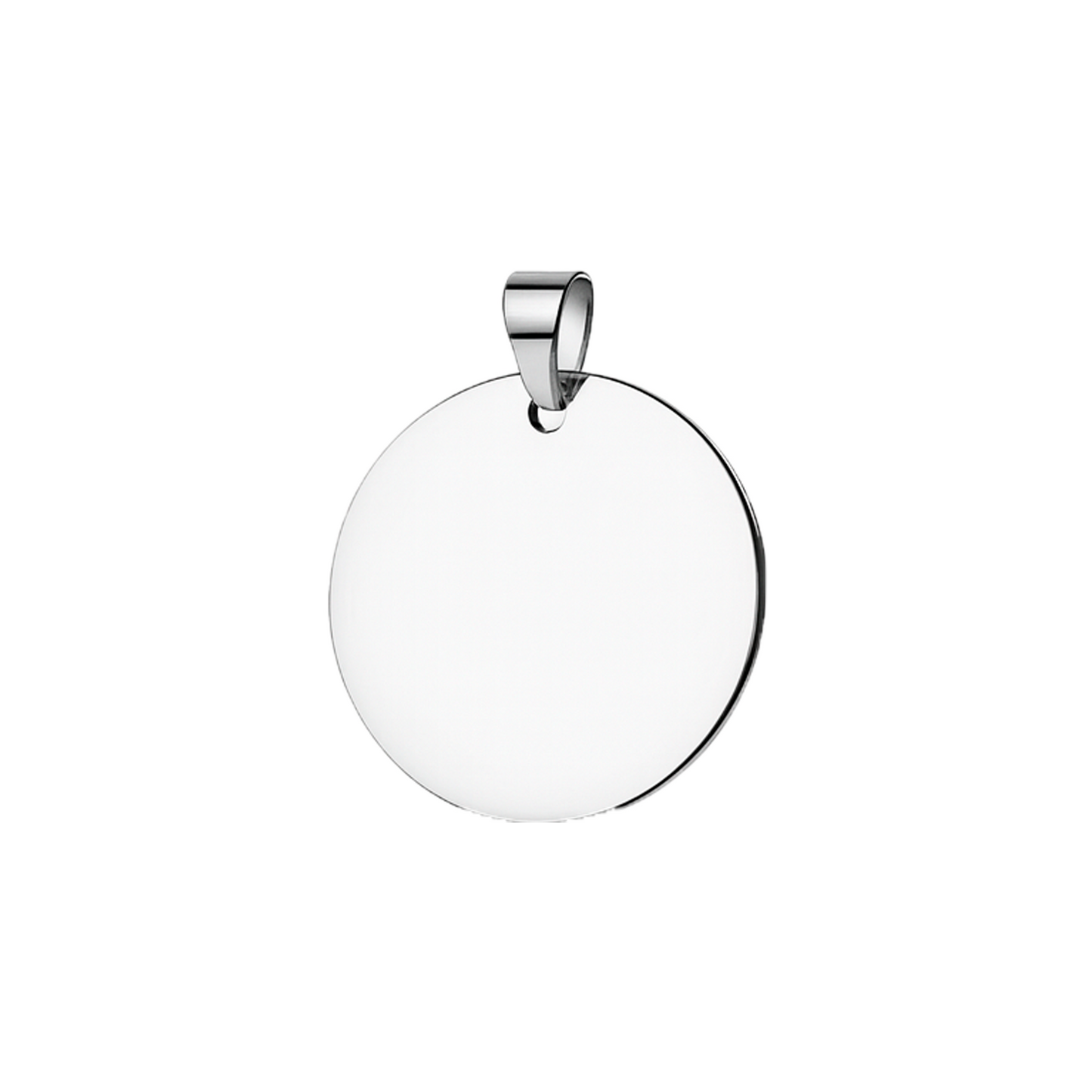 Placa circular , Dije En Plata 925 Para Grabar