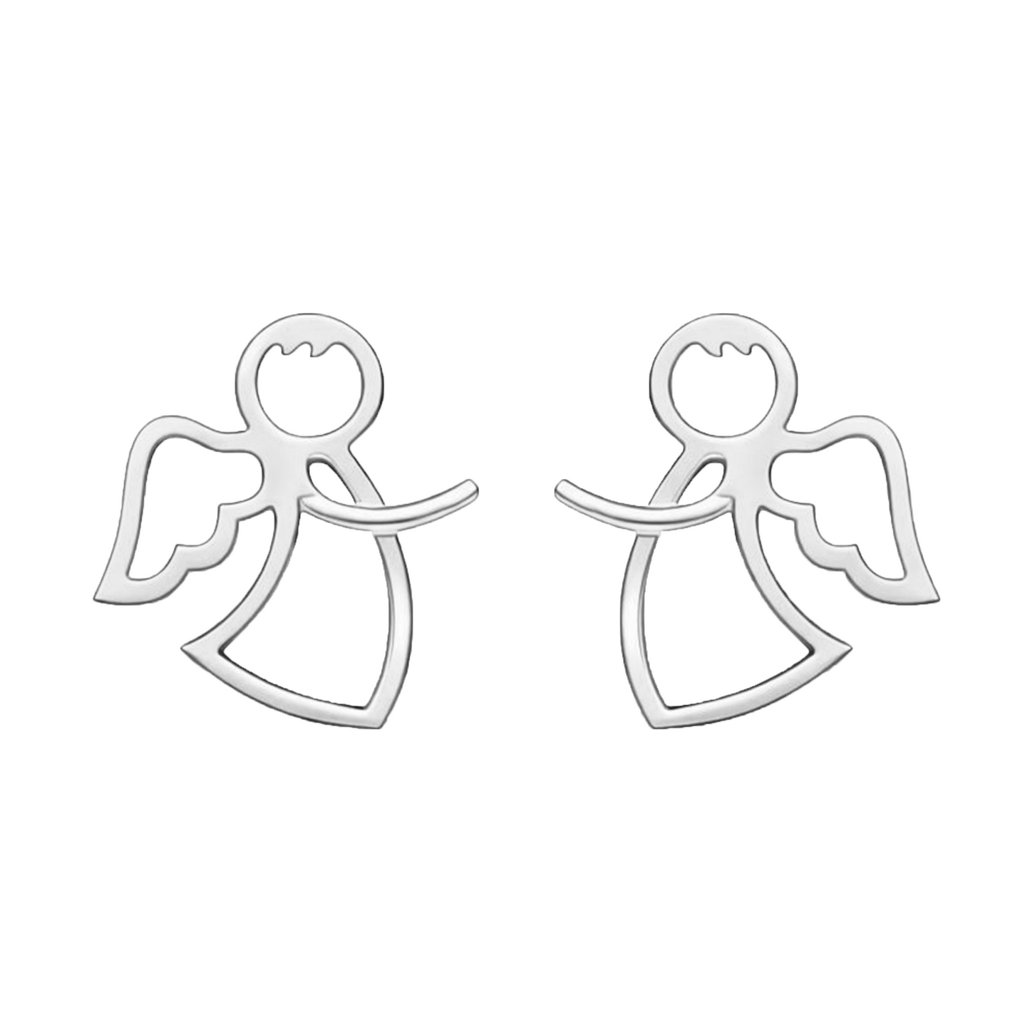 Aretes De ángel en Oro 18k
