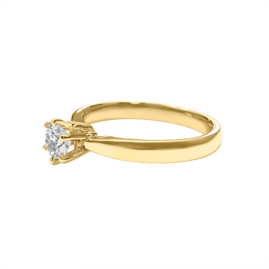 Anillo Compromiso, Matrimonio Oro 18k Estuche + Grabado