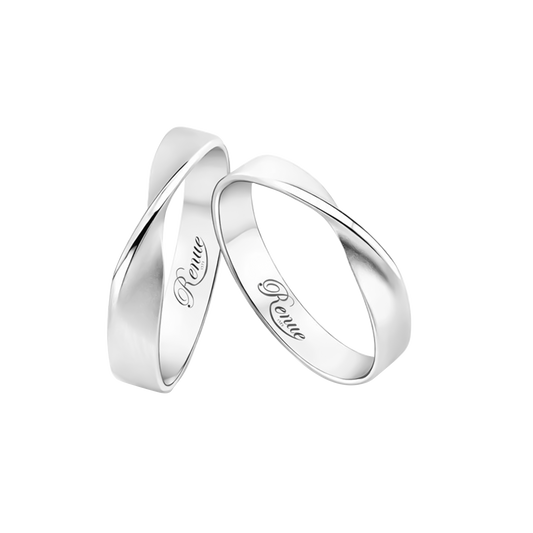Argolla De Matrimonio Plata 950 C/u