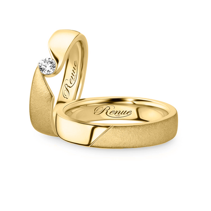 Argolla De Matrimonio En Oro 18k Certificado