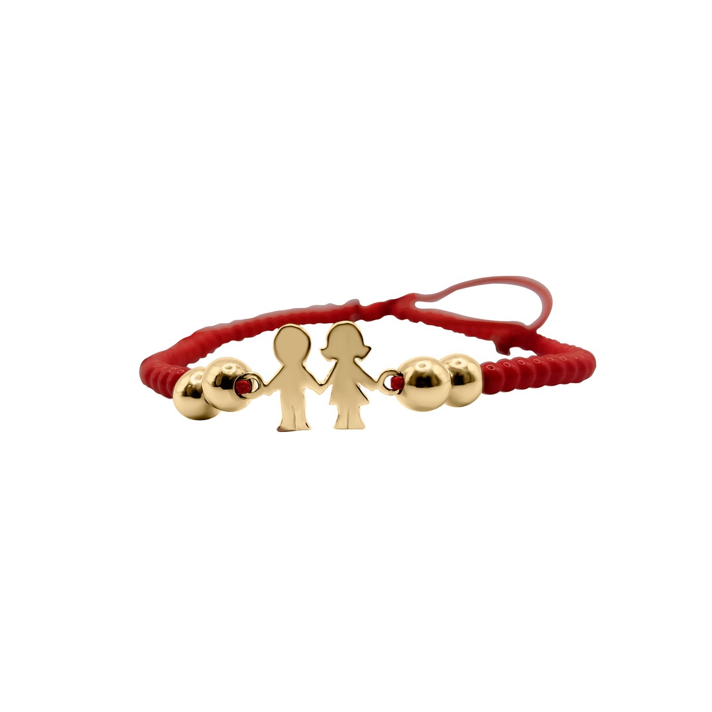 Pulsera Pareja Niño Y Niña En Oro Amarillo 18k