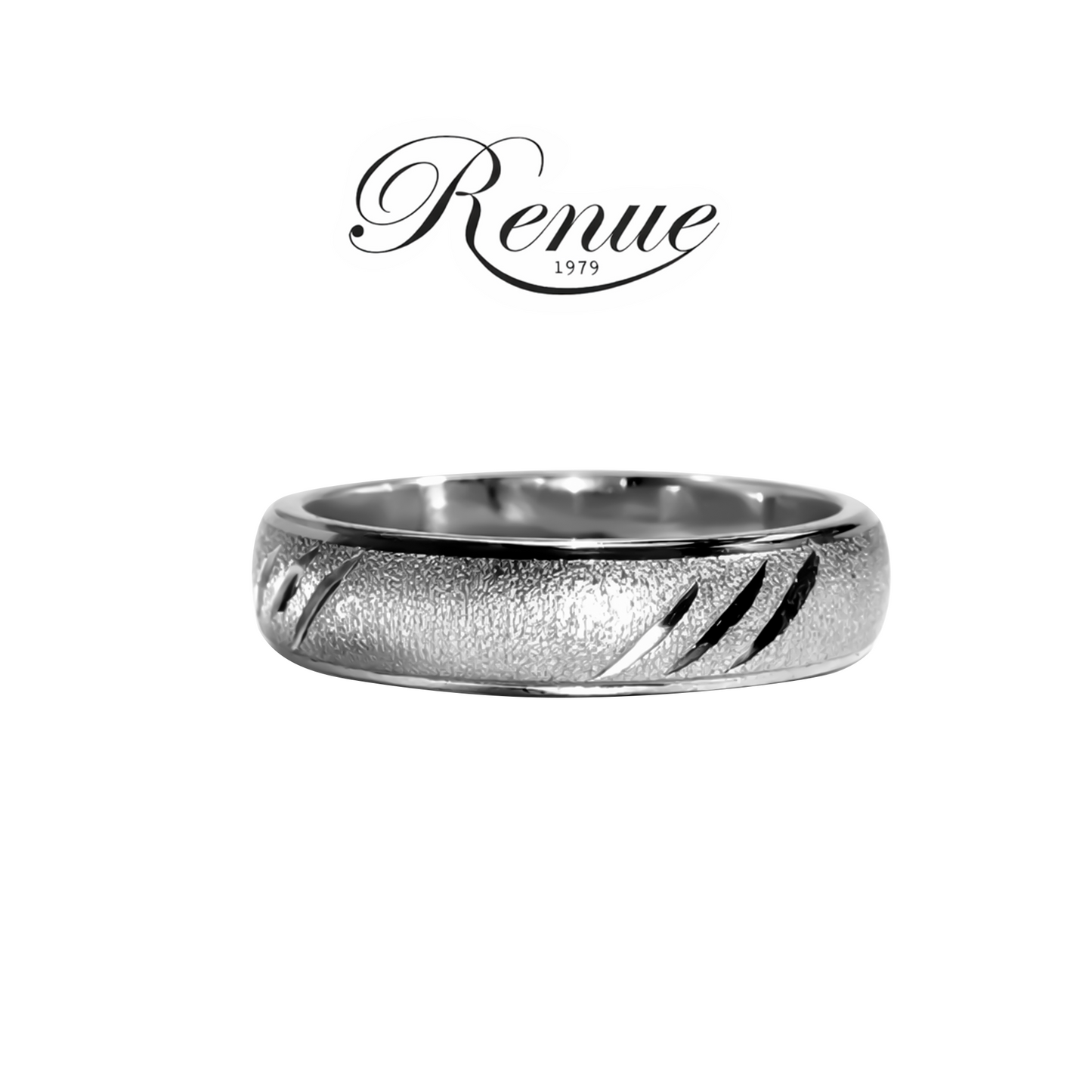Argolla de  Matrimonio Compromiso En Plata Con Rodio Efecto Baño Oro blanco Precio X Unidad