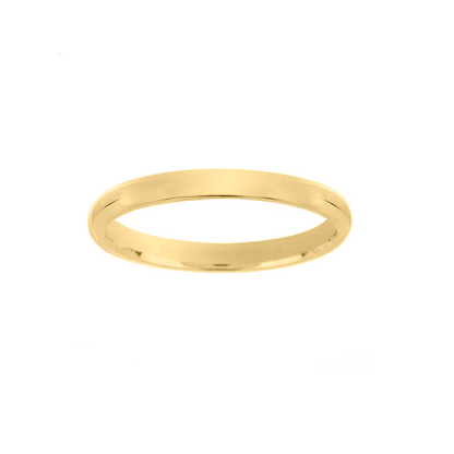 Argolla Compromiso Matrimonio 3mm oro 10k y 14k
