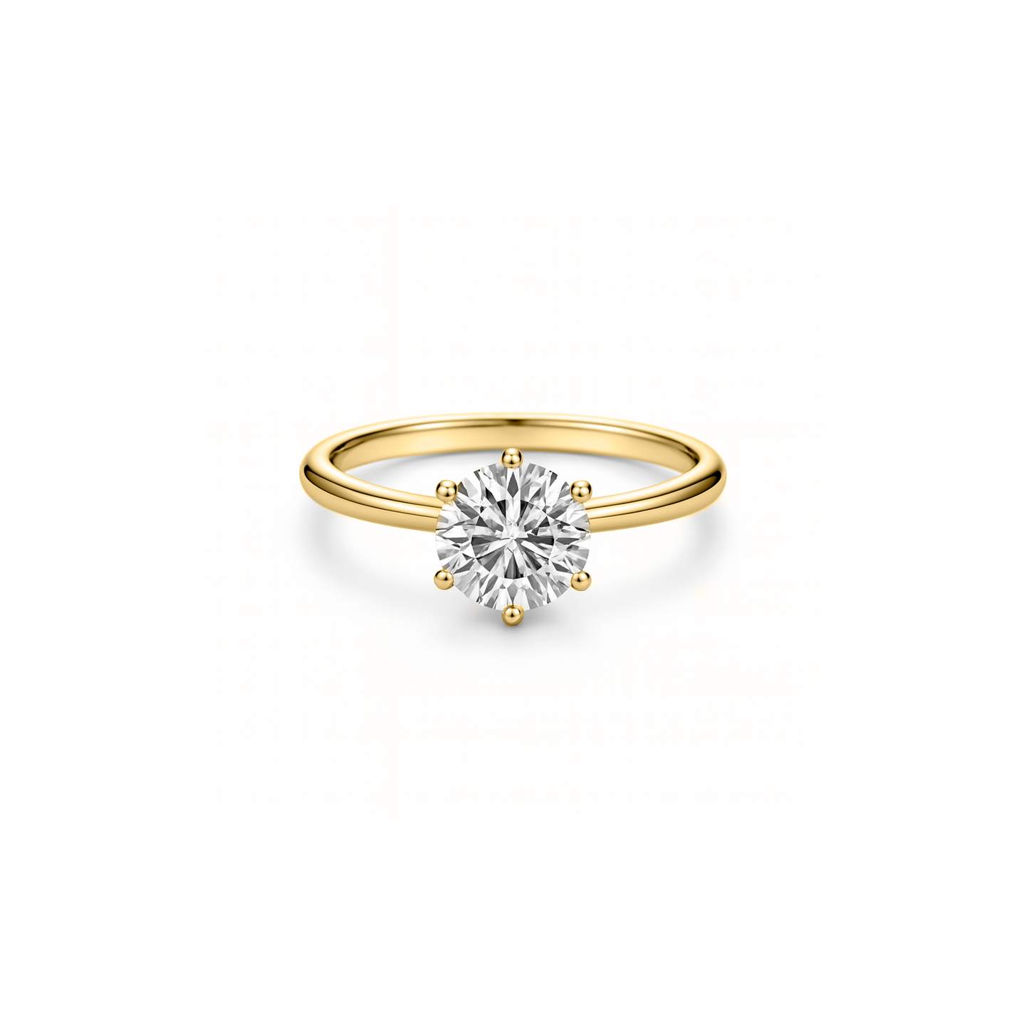 Anillo de Compromiso en Oro 10k