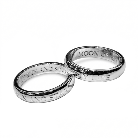 Argollas con Grabado en Plata
