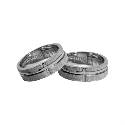 Argollas De Matrimonio En Plata Con Grabado Precio Por Par
