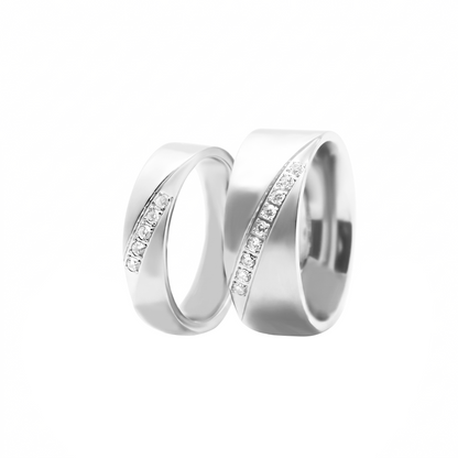 Argollas de Matrimonio Satin Polish Calidad