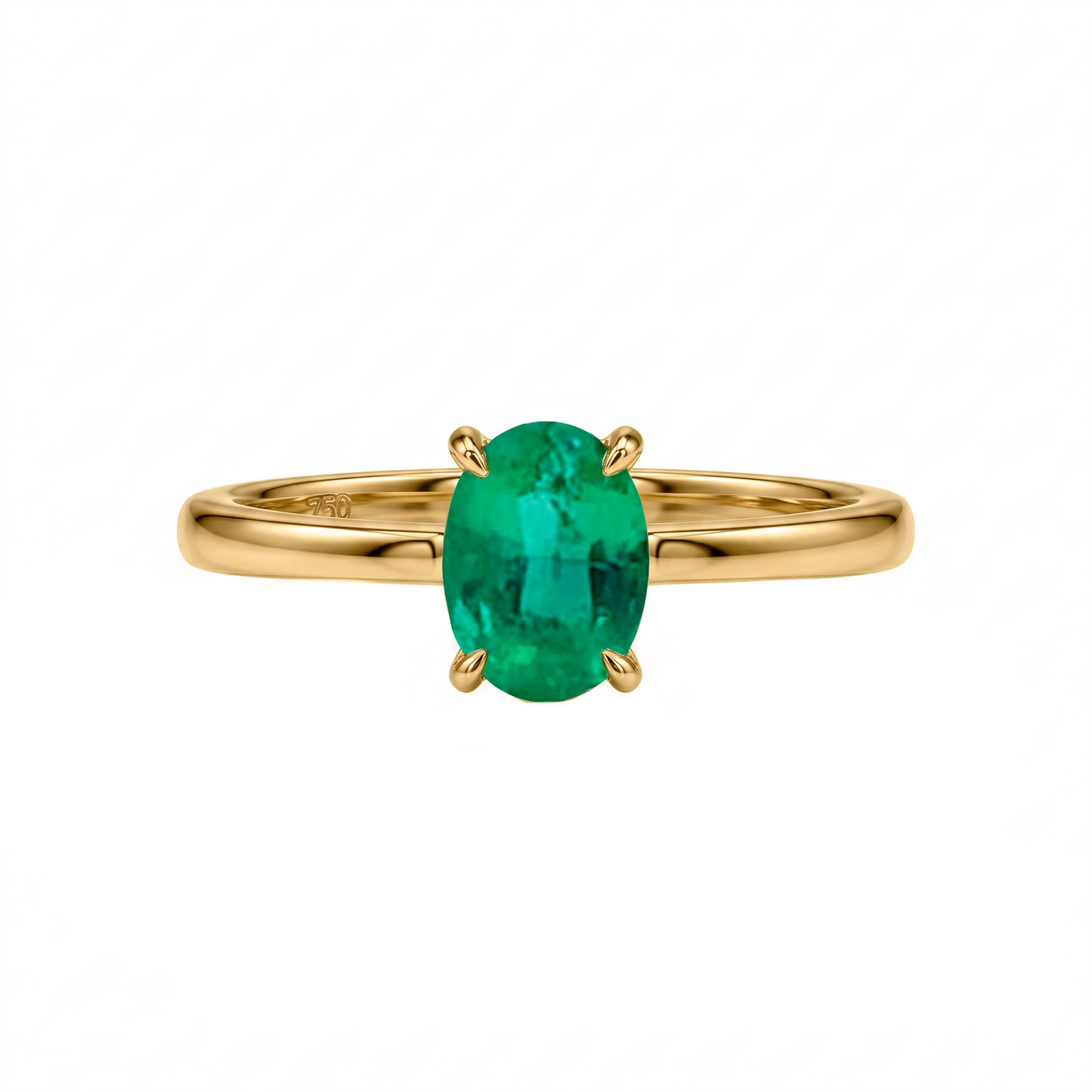 Anillo Ovalo Esmeralda Emerald Oval Ring