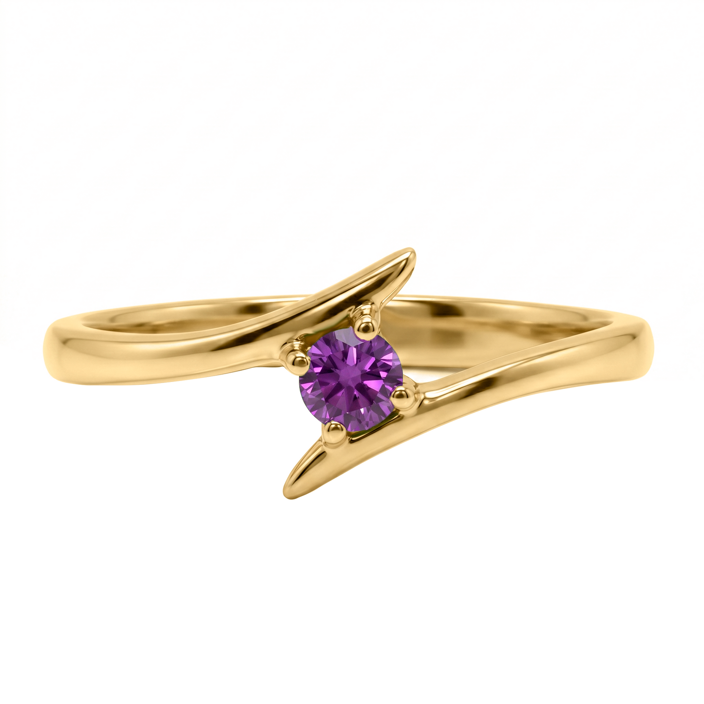 Anillo De Compromiso Oro 10k y 14k con circon