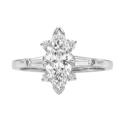 Anillo de Diamante Marquise