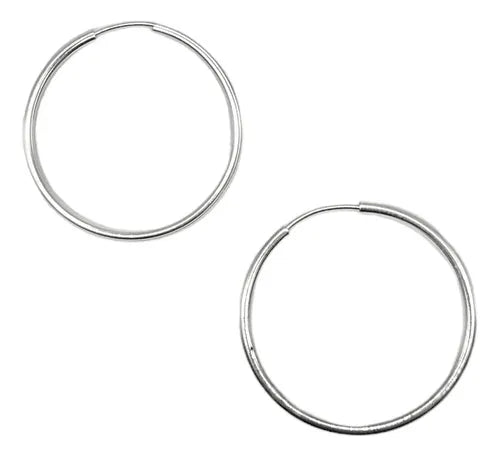 Candongas, Aretes Clasicos Plata Ley 925 Topos Dama, Mujer