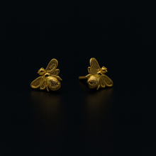 Cargar imagen en el visor de la galería, Aretes Abejas en Oro 18k
