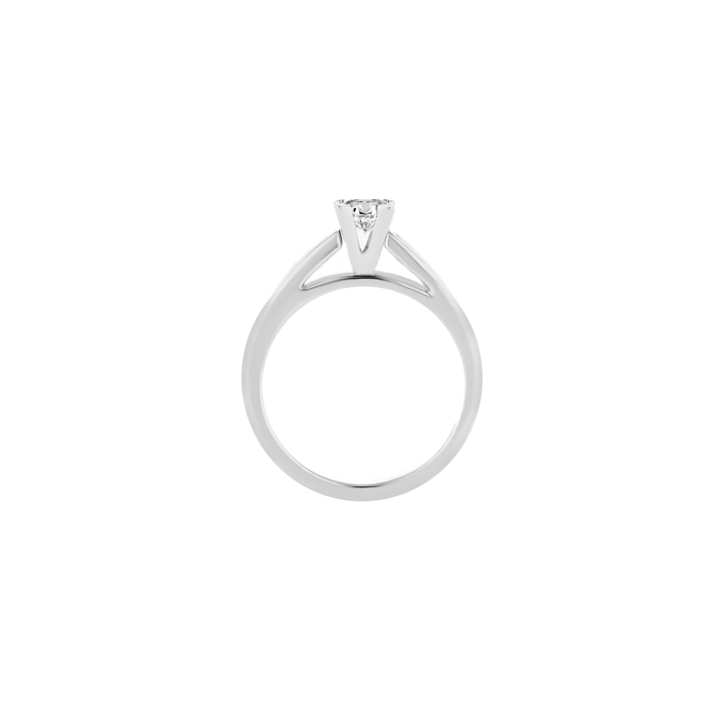 Anillo Catedral en oro Blanco 18k