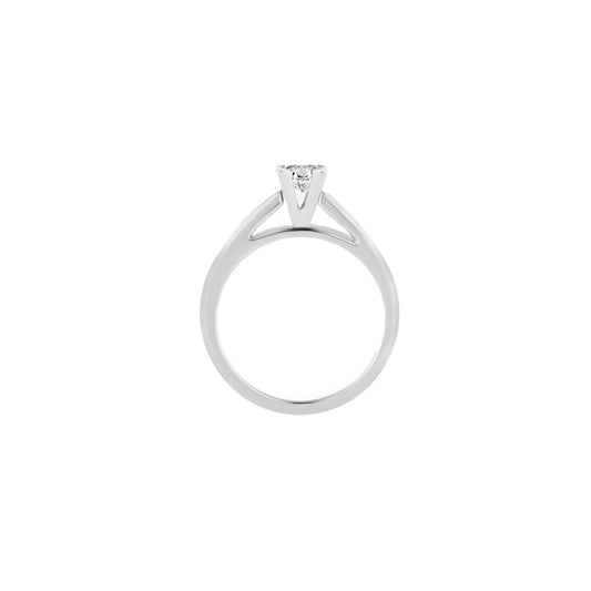 Anillo Catedral en oro Blanco 18k