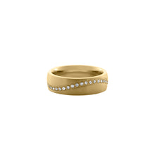 Cargar imagen en el visor de la galería, Anillo Matrimonio: Oro Amarillo 18 K Con Zircón
