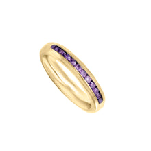 Cargar imagen en el visor de la galería, Anillo Con amatista en Oro Amarillo 18 k
