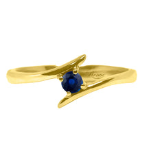 Cargar imagen en el visor de la galería, Anillo De Compromiso Oro amarillo 18 K con Gema de 0.08 Cts aprox
