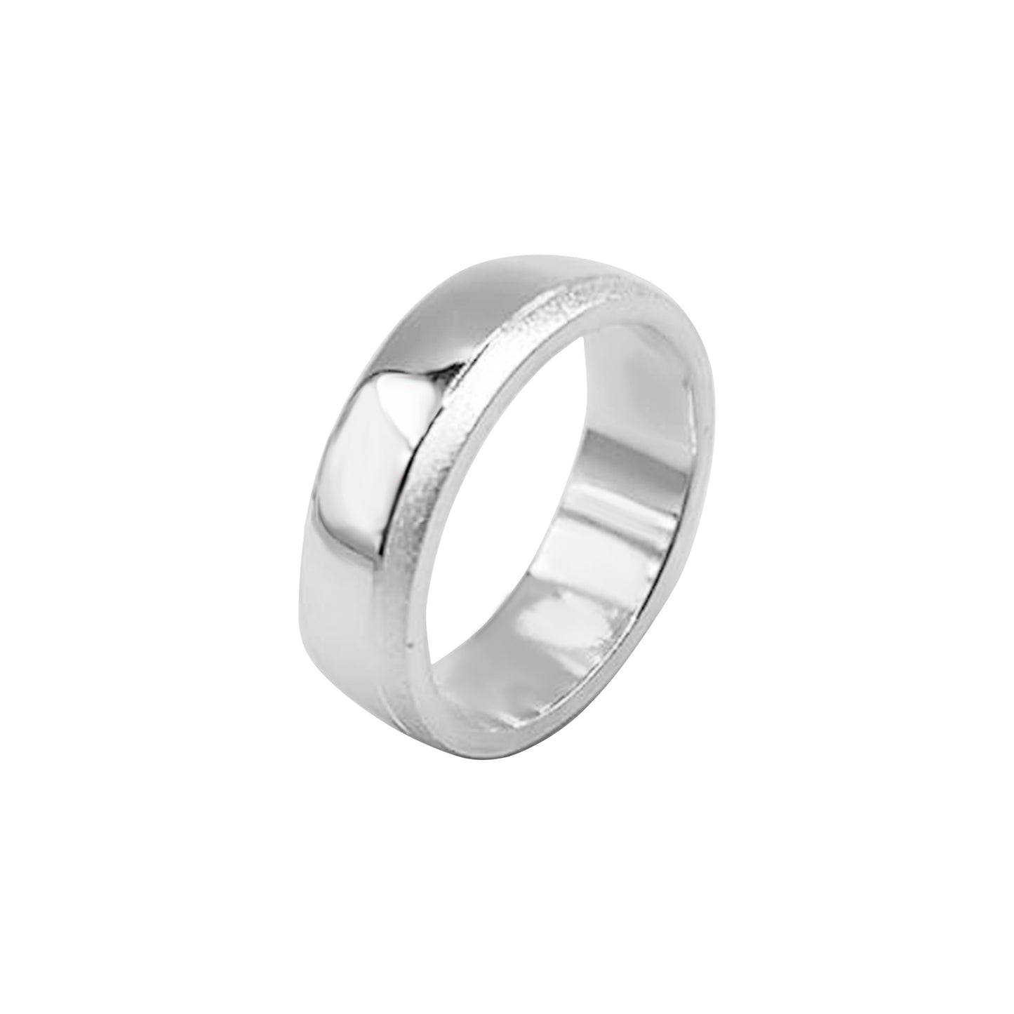 Anillo Compromiso, Efecto Oro Blanco 950 Plata