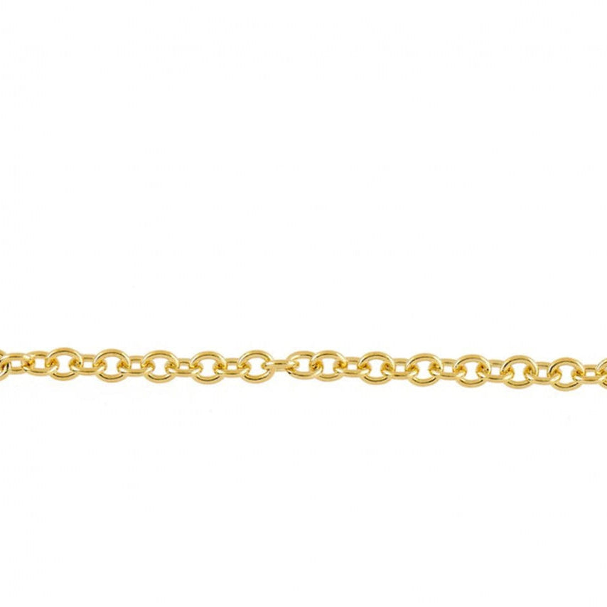 Cadena Estilo Rolón Oro amarillo 18k