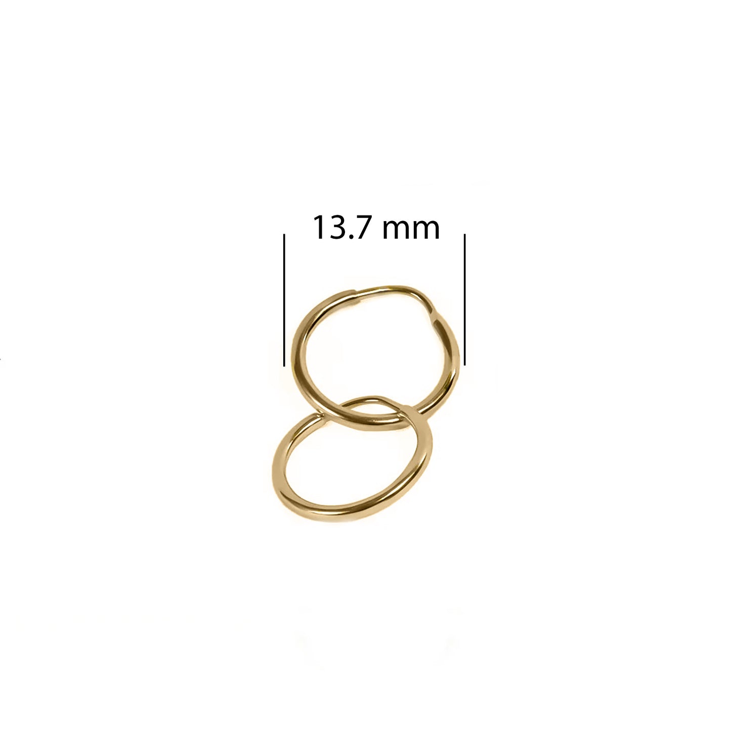 Candongas en Oro Amarillo 18K