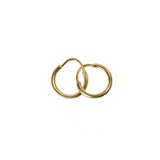 Candongas en Oro Amarillo 18K  19 MM