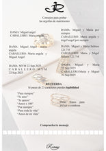 Cargar imagen en el visor de la galería, Argollas de matrimonio Corazón y Cruz en Plata
