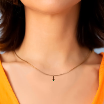 Dije oso Oro Amarillo 18 k con gema