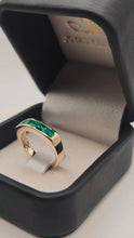 Cargar y reproducir el video en el visor de la galería, ANILLO EN ORO BLANCO 18K
